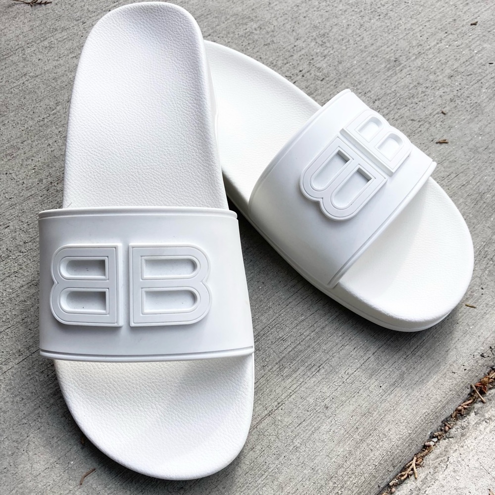Balenciaga BB Pool Slide Sandal